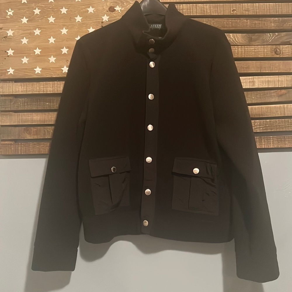Ralph Lauren~ Men’s Fleece Black Jacket
